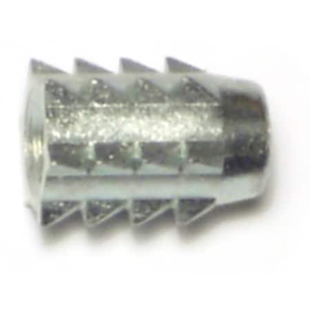 Midwest Fastener Press Insert, #10-24 Int Thrd Sz, 0.3 in L, Zinc Alloy, 20 PK 68468